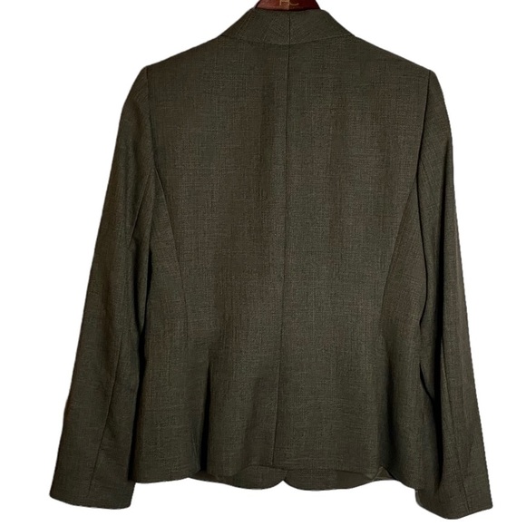 Alex Marie Dark Brown Montana Jacket Blazer Wrinkle Free Shawl Lapel 3 Button 8 - Picture 2 of 15